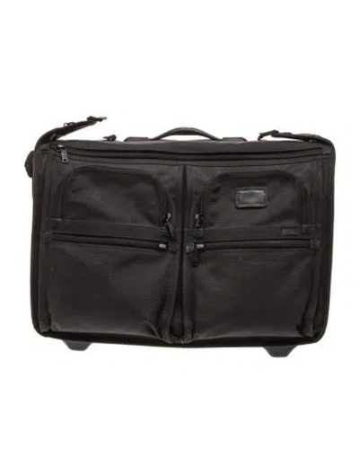 Pre-owned Tumi Nylon Rolling Suitcase In Black