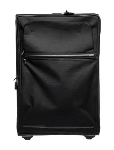 Pre-owned Tumi Nylon Rolling Suitcase In Black