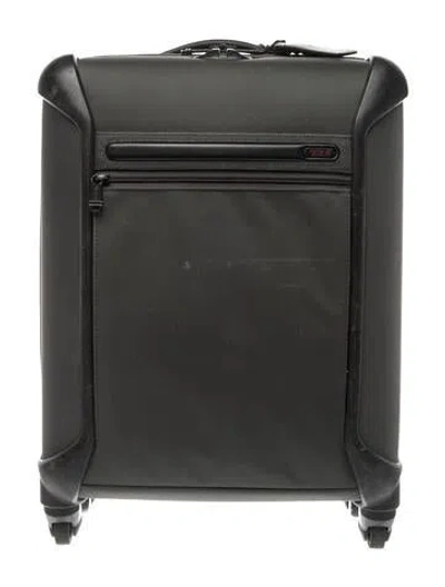 Pre-owned Tumi Nylon Rolling Suitcase In Black/grey