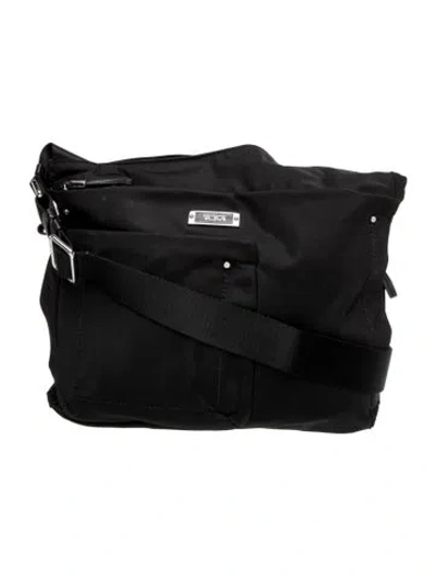 Pre-owned Tumi Nylon Shoulder Bag In Black