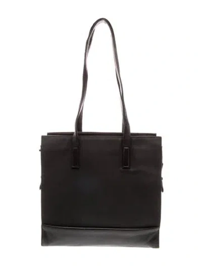 Pre-owned Tumi Nylon Shoulder Bag In Black