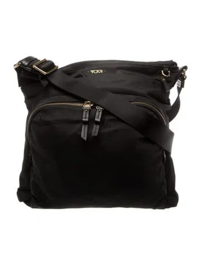 Pre-owned Tumi Nylon Shoulder Bag In Black