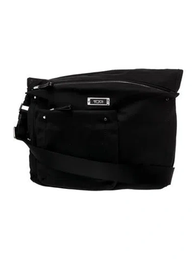 Pre-owned Tumi Nylon Shoulder Bag In Black