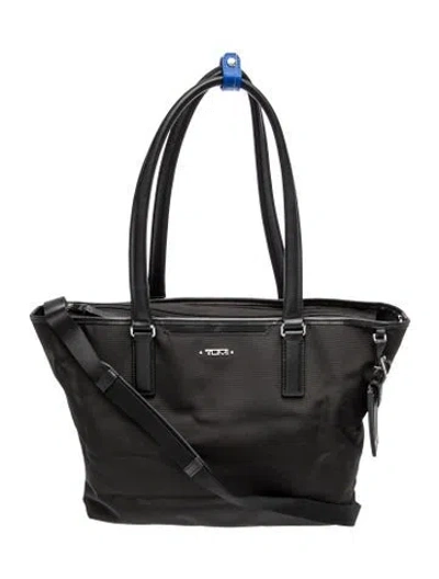 Pre-owned Tumi Nylon Shoulder Bag In Black