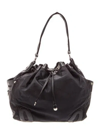 Pre-owned Tumi Nylon Shoulder Bag In Black