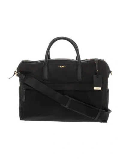Pre-owned Tumi Nylon Shoulder Bag In Black
