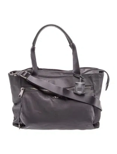 Pre-owned Tumi Nylon Shoulder Bag In Black