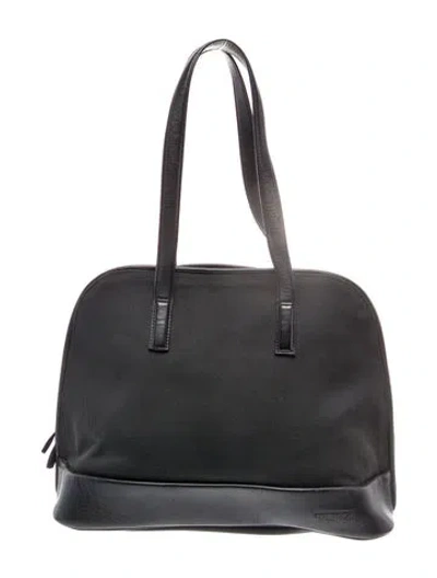 Pre-owned Tumi Nylon Shoulder Bag In Black