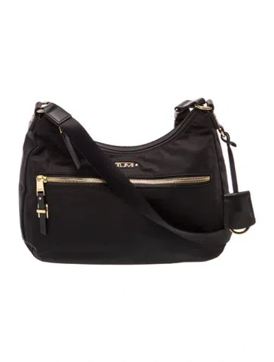 Pre-owned Tumi Nylon Shoulder Bag In Black