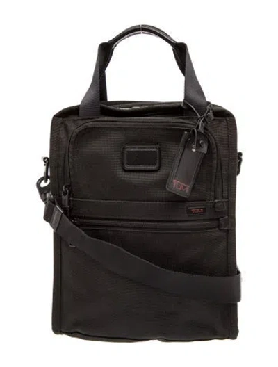 Pre-owned Tumi Nylon Shoulder Bag In Black
