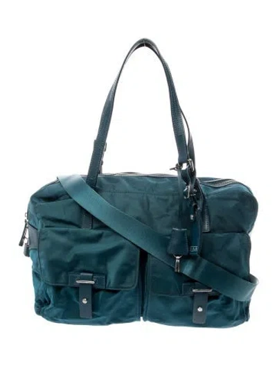 Pre-owned Tumi Nylon Shoulder Bag In Blue