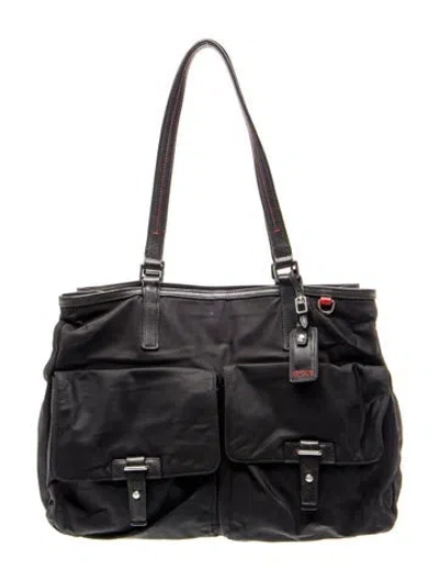 Pre-owned Tumi Nylon Shoulder Bag In Blue