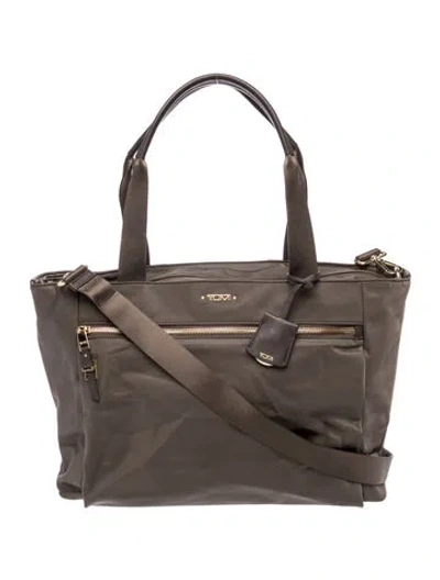 Pre-owned Tumi Nylon Shoulder Bag In Blue