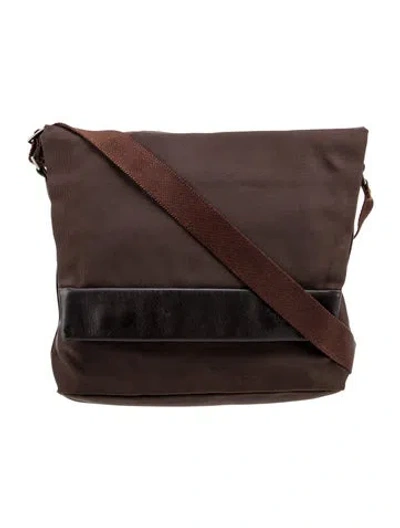 Pre-owned Tumi Nylon Shoulder Bag In Brown