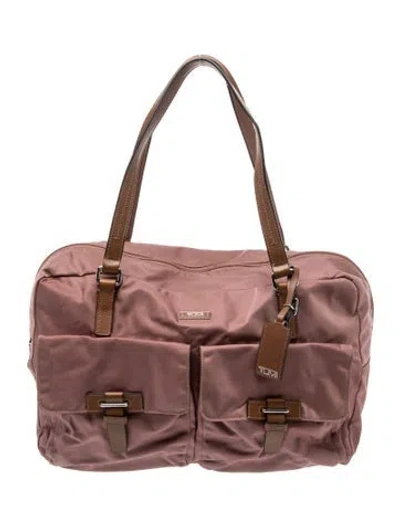 Pre-owned Tumi Nylon Shoulder Bag In Brown