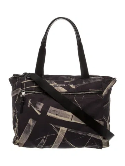 Pre-owned Tumi Nylon Shoulder Bag In Gray