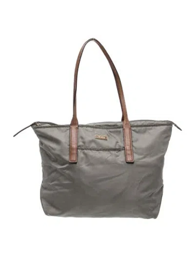 Pre-owned Tumi Nylon Shoulder Bag In Gray