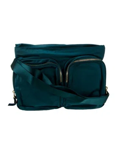 Pre-owned Tumi Nylon Shoulder Bag In Green
