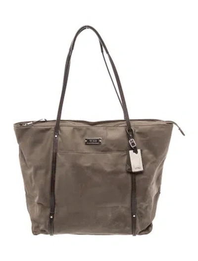 Pre-owned Tumi Nylon Shoulder Bag In Neutral