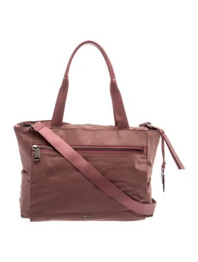 Pre-owned Tumi Nylon Shoulder Bag In Pink