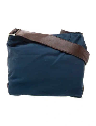 Pre-owned Tumi Nylon Shoulder Bag Vintage In Blue