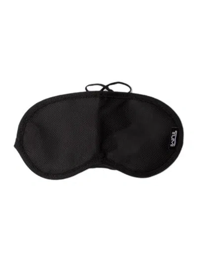 Pre-owned Tumi Nylon Sleeping Mask In Black