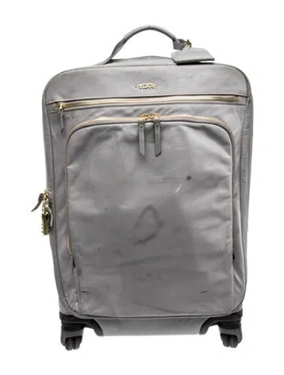 Pre-owned Tumi Nylon Suitcase In Blue