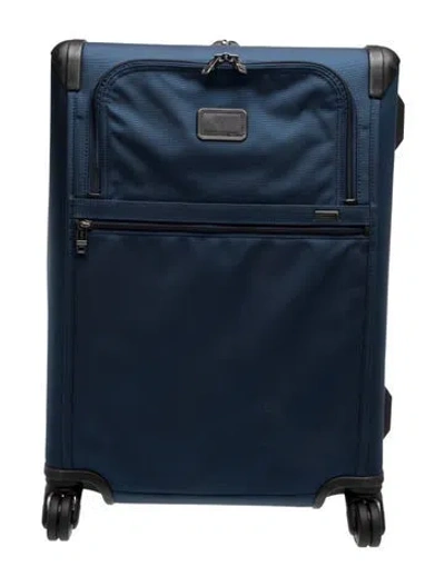 Pre-owned Tumi Nylon Suitcase In Blue