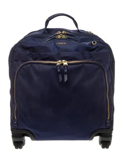 Pre-owned Tumi Nylon Suitcase In Blue