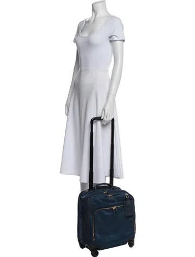 Pre-owned Tumi Nylon Suitcase In Blue