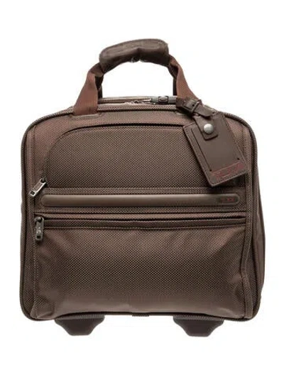 Pre-owned Tumi Nylon Suitcase In Brown