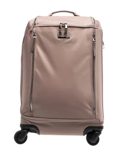 Pre-owned Tumi Nylon Suitcase In Brown