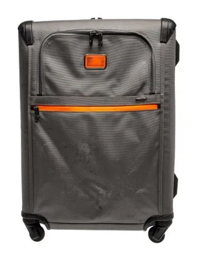 Pre-owned Tumi Nylon Suitcase In Gray