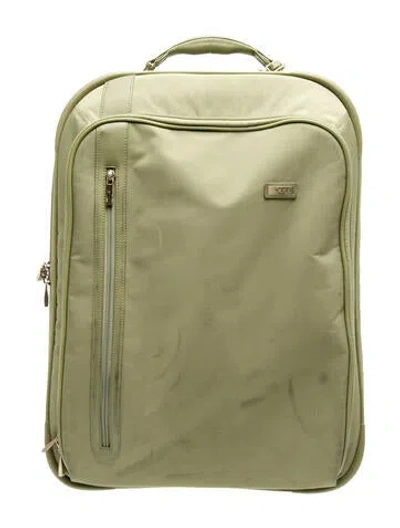 Pre-owned Tumi Nylon Suitcase In Green