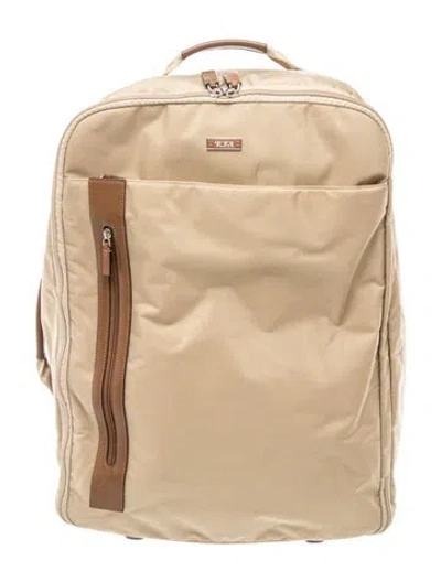 Pre-owned Tumi Nylon Suitcase In Green