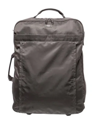 Pre-owned Tumi Nylon Suitcase In Grey
