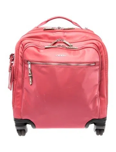 Pre-owned Tumi Nylon Suitcase In Pink