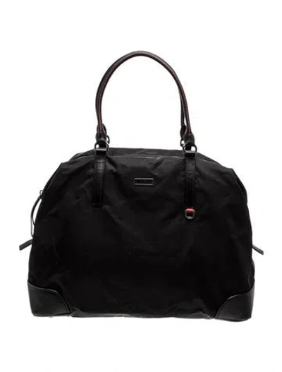 Pre-owned Tumi Nylon Top Handle Bag In Black
