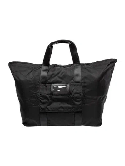 Pre-owned Tumi Nylon Top Handle Bag In Black