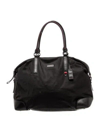 Pre-owned Tumi Nylon Top Handle Bag In Black