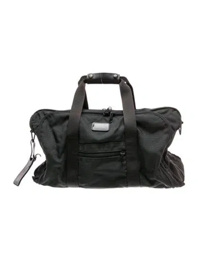 Pre-owned Tumi Nylon Top Handle Bag In Black