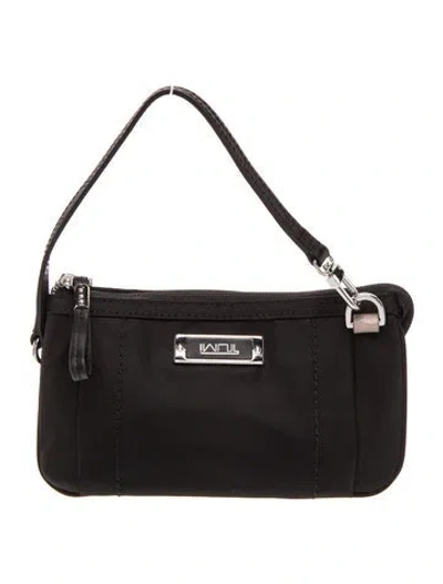 Pre-owned Tumi Nylon Top Handle Bag In Black