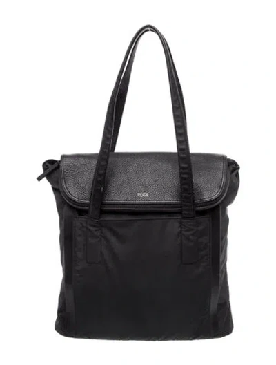 Pre-owned Tumi Nylon Top Handle Bag In Black