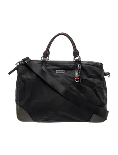 Pre-owned Tumi Nylon Top Handle Bag In Black