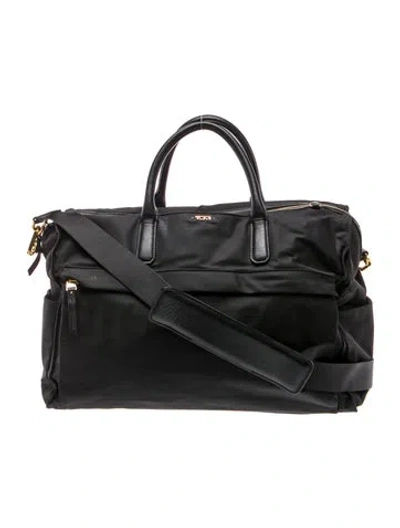 Pre-owned Tumi Nylon Top Handle Bag In Black