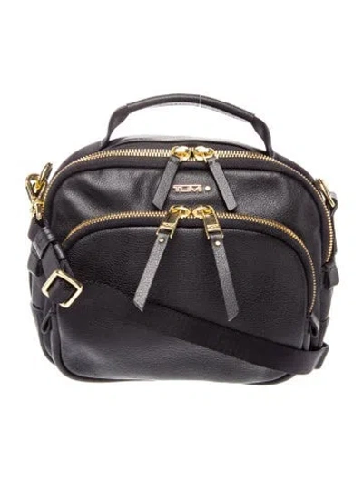 Pre-owned Tumi Nylon Top Handle Bag In Black
