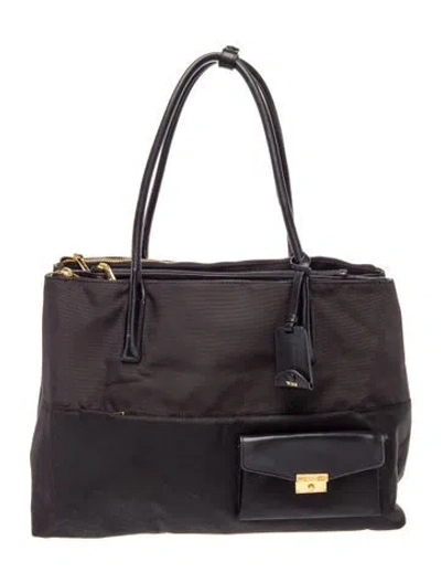 Pre-owned Tumi Nylon Top Handle Bag In Black