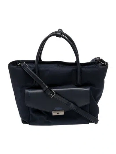 Pre-owned Tumi Nylon Top Handle Bag In Blue