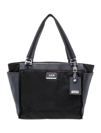 Pre-owned Tumi Nylon Top Handle Bag In Gray
