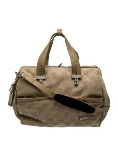 Pre-owned Tumi Nylon Top Handle Bag In Neutral